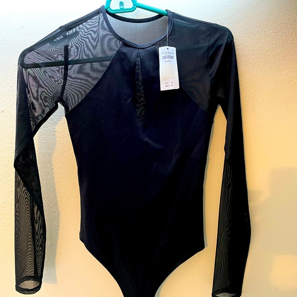 Abercrombie and fitch  black lace bodysuit  XXS
